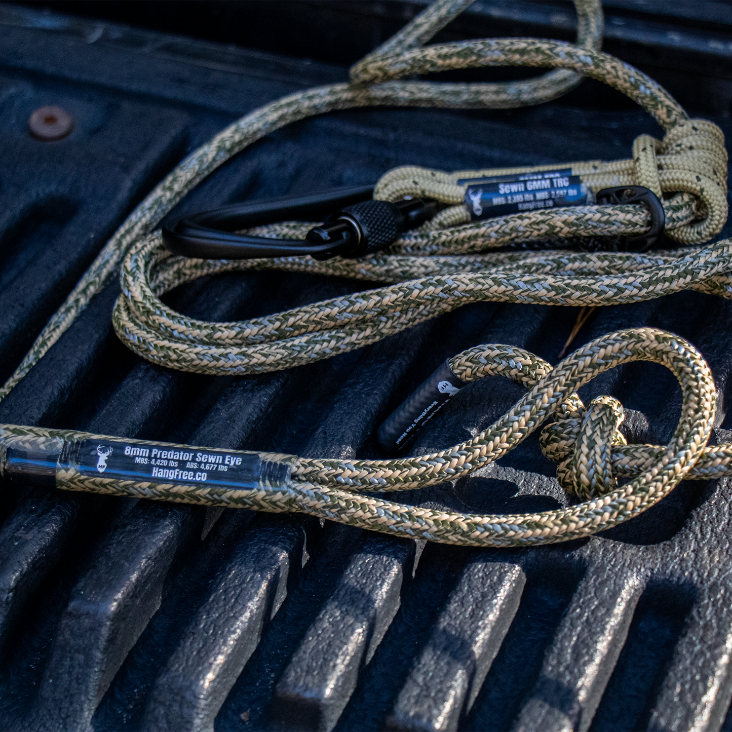 Hang Free | 8mm Predator™ Sewn Tree Tether & Lineman's Belts