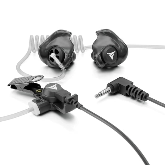 Decibullz | +Awareness Custom Molded Listen-Only Surveillance Acoustic Tube Headset