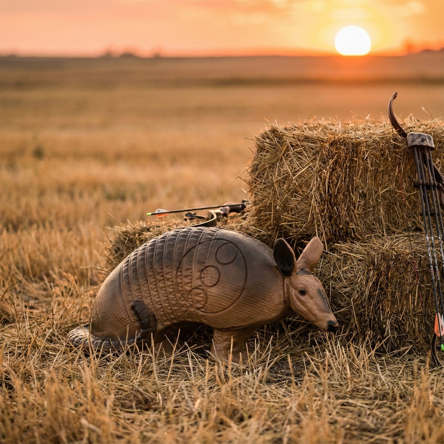 Big Shot Targets | Real Wild Competition Armadillo Archery Target with EZ Pull Foam