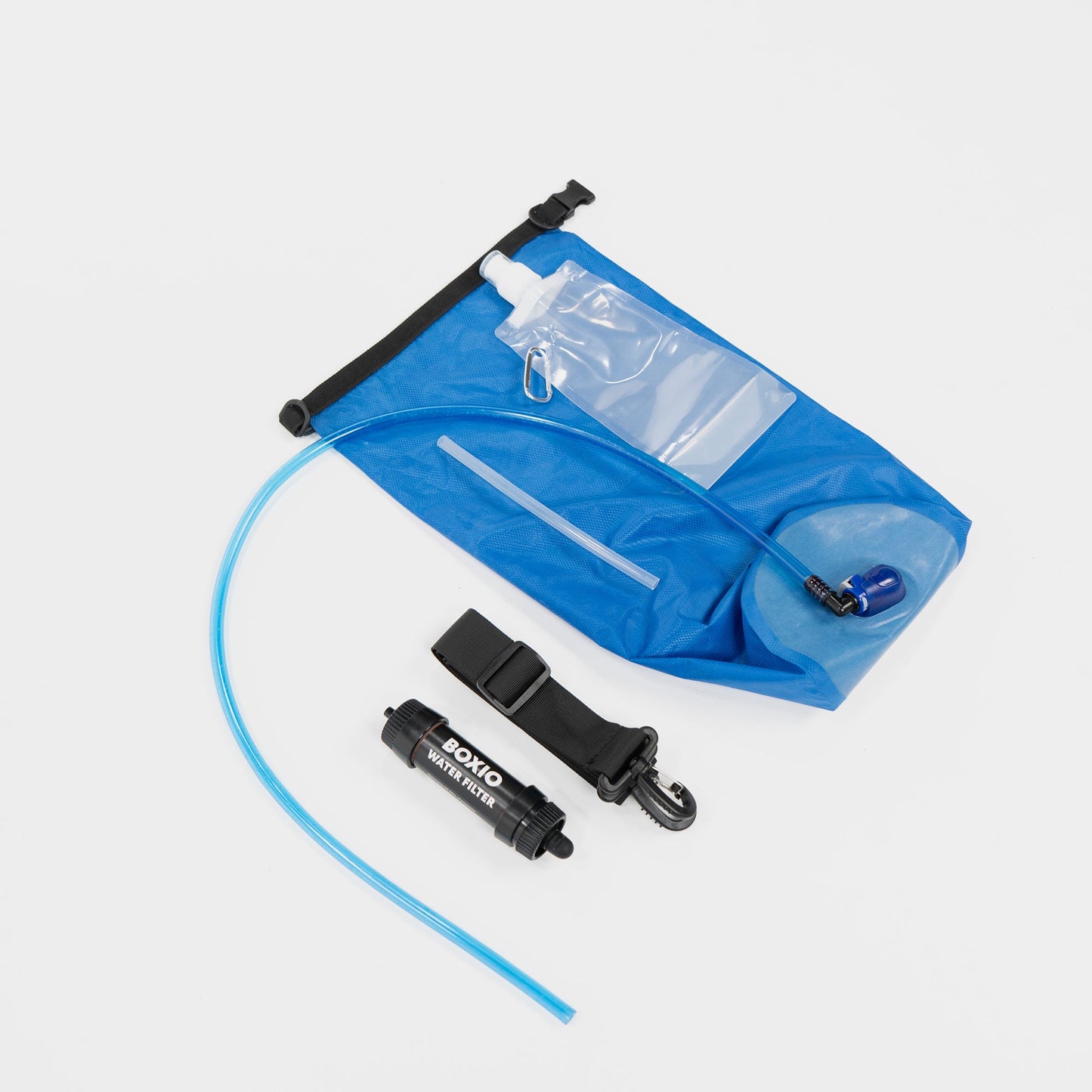 BOXIO | WATER FILTER SYSTEM I Water Filter with 1.32 gal Water Bag
