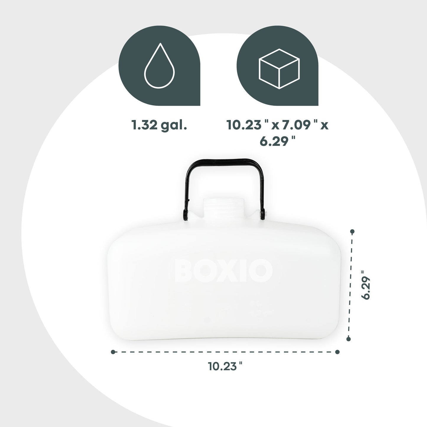 BOXIO | CANISTER 1.32 gallons