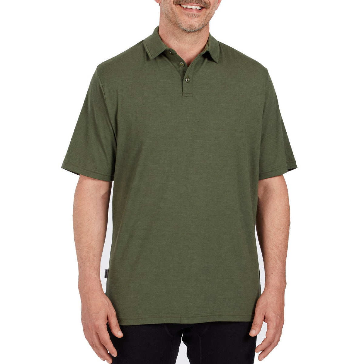 Microweight Men's Wool Polo -  Woolverino