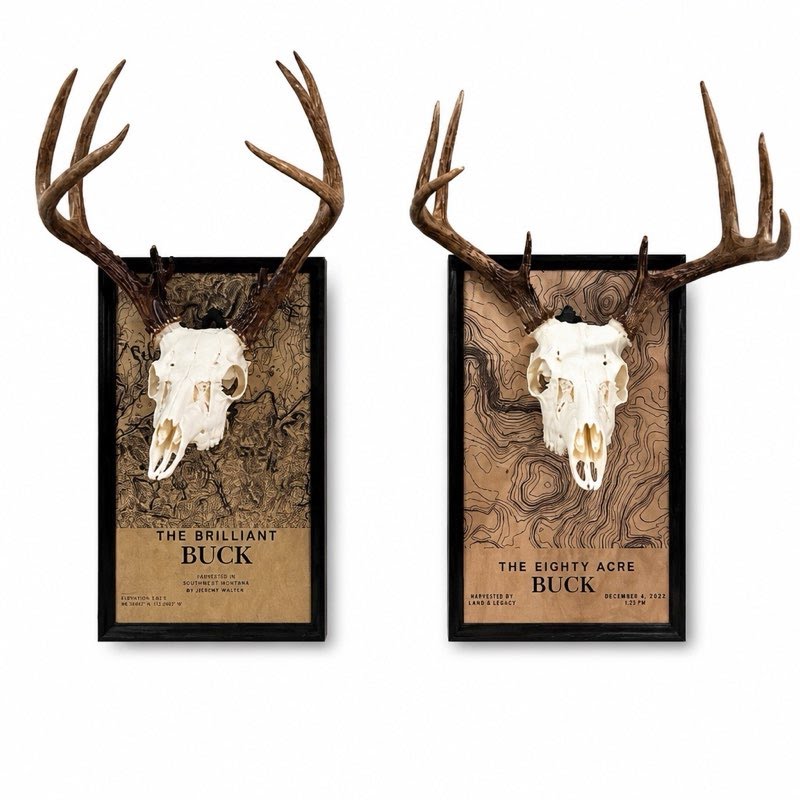 818 Topo Mounts | Custom Topographic European Mount Plaques