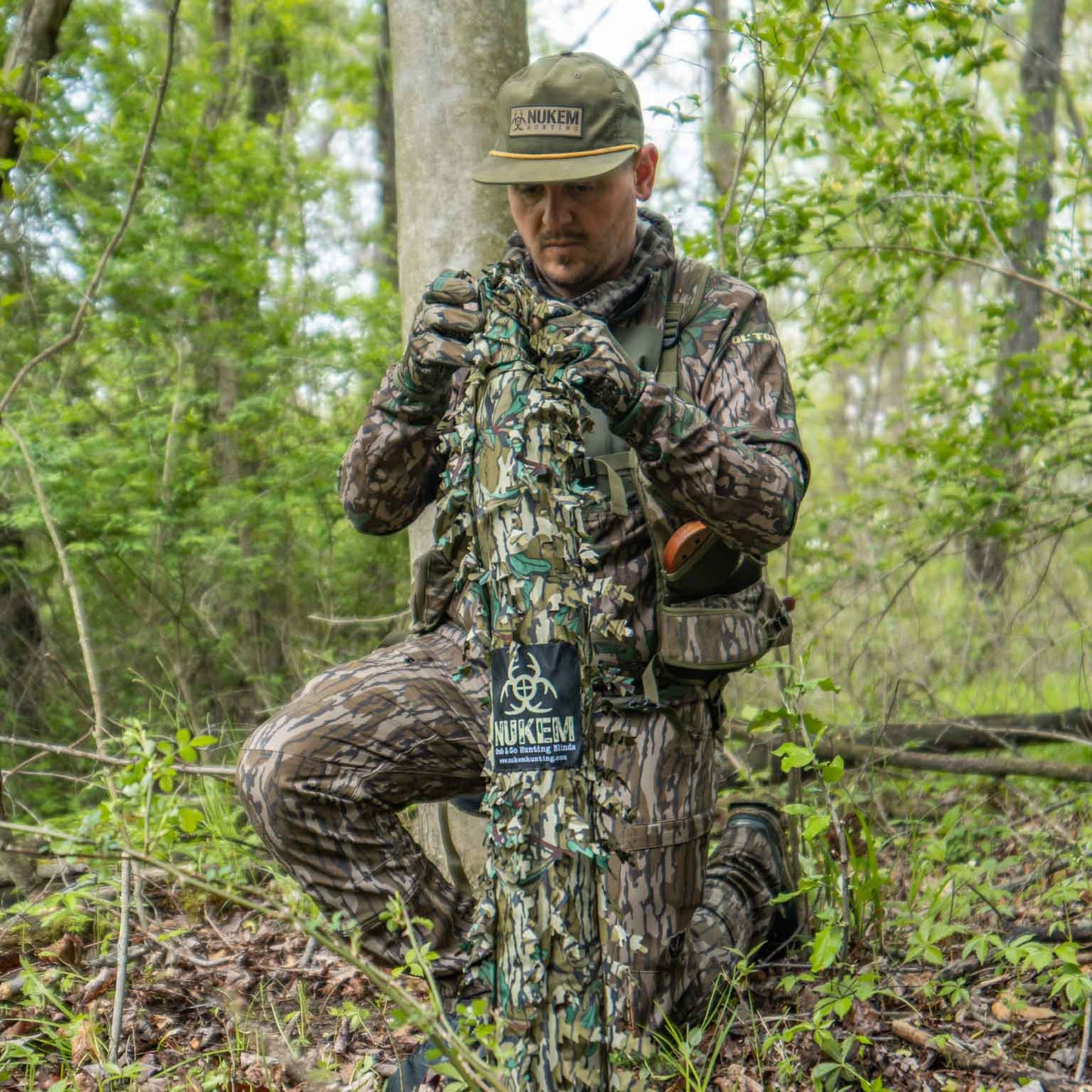 Nukem Hunting | Hunting Blind - Mossy Oak Greenleaf 3D Leafy