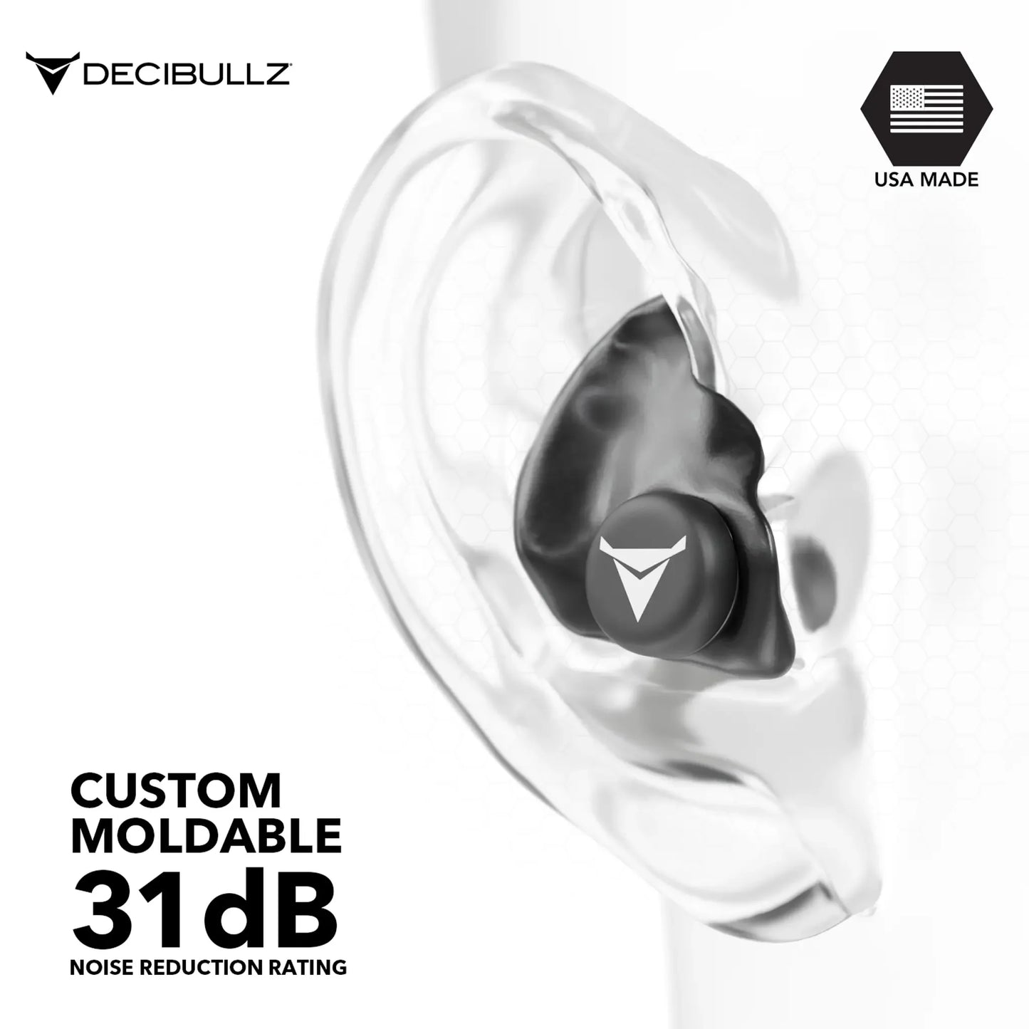 Decibullz | Custom Molded Earplugs 31dB NRR
