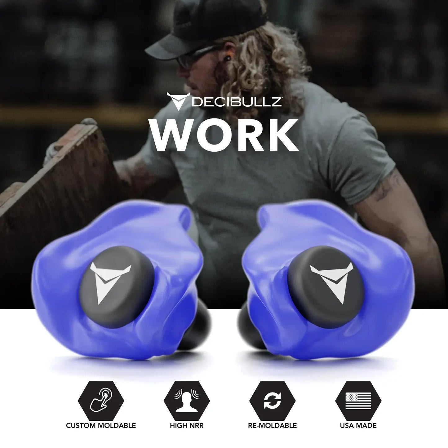 Decibullz | Custom Molded Earplugs 31dB NRR