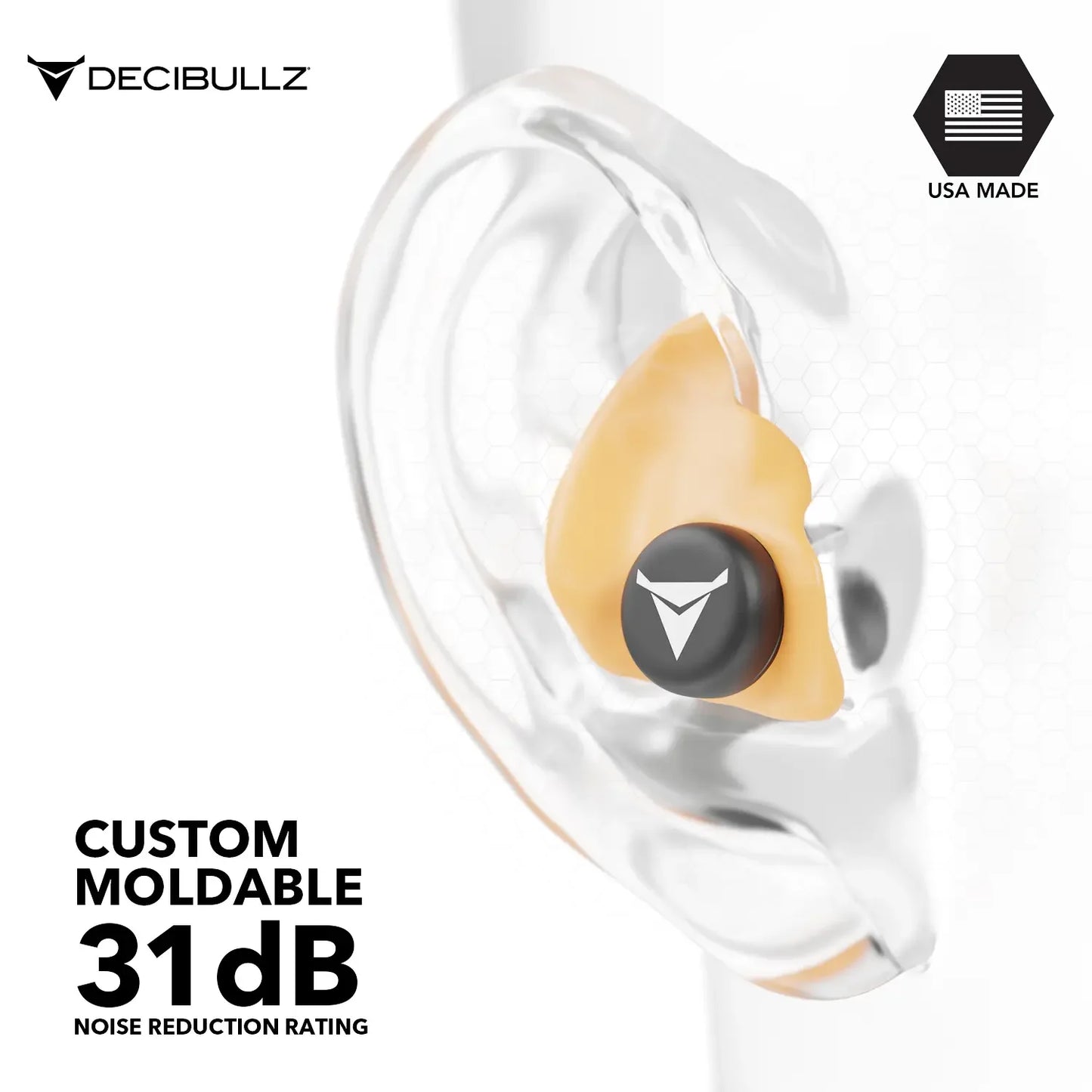 Decibullz | Custom Molded Earplugs 31dB NRR