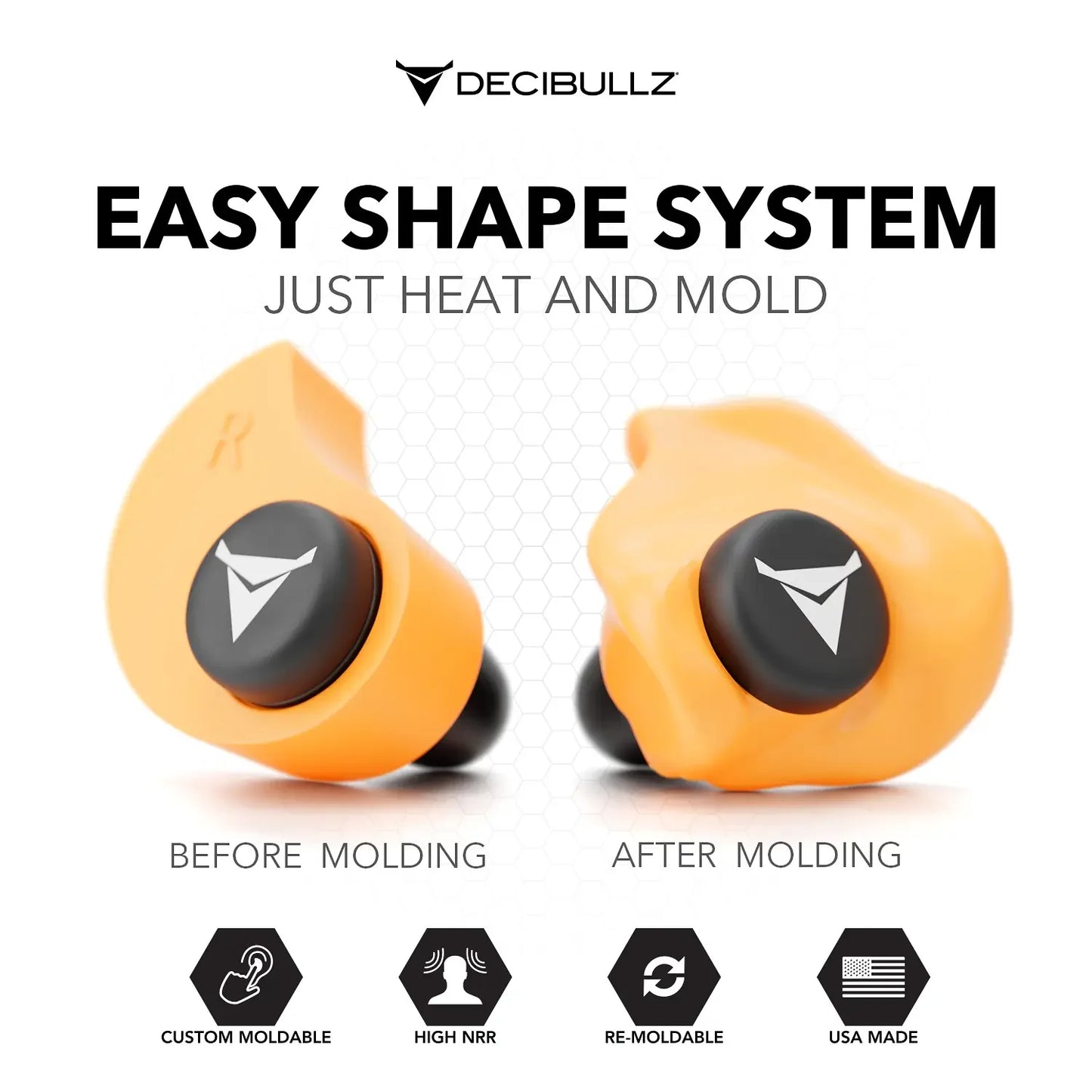 Decibullz | Custom Molded Earplugs 31dB NRR