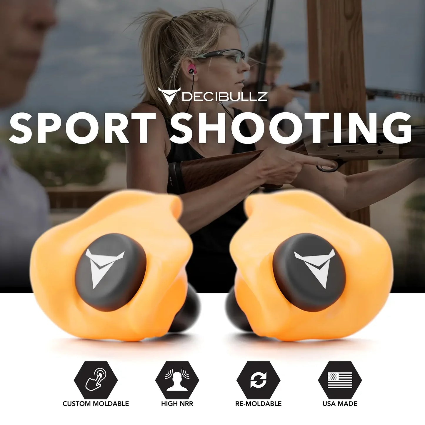 Decibullz | Custom Molded Earplugs 31dB NRR