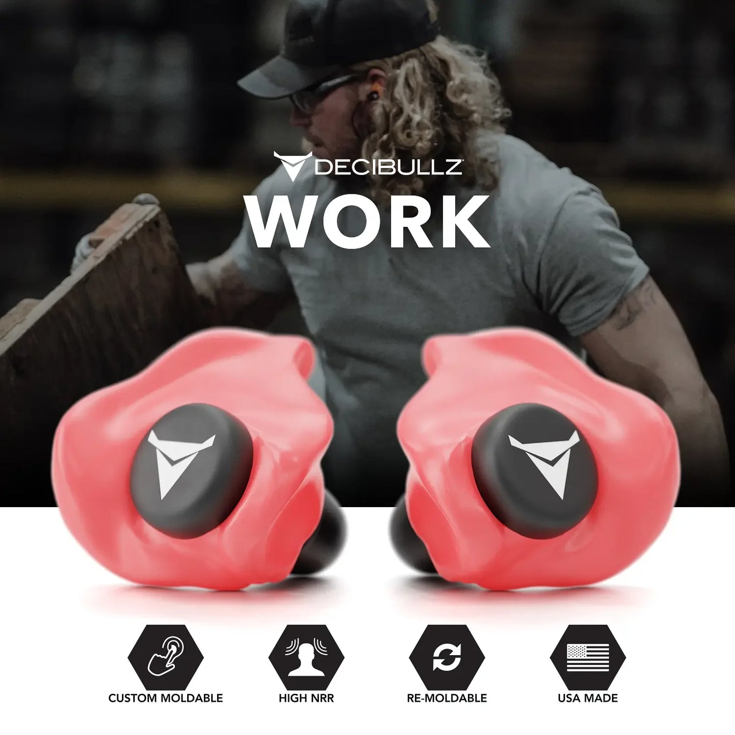 Decibullz | Custom Molded Earplugs 31dB NRR