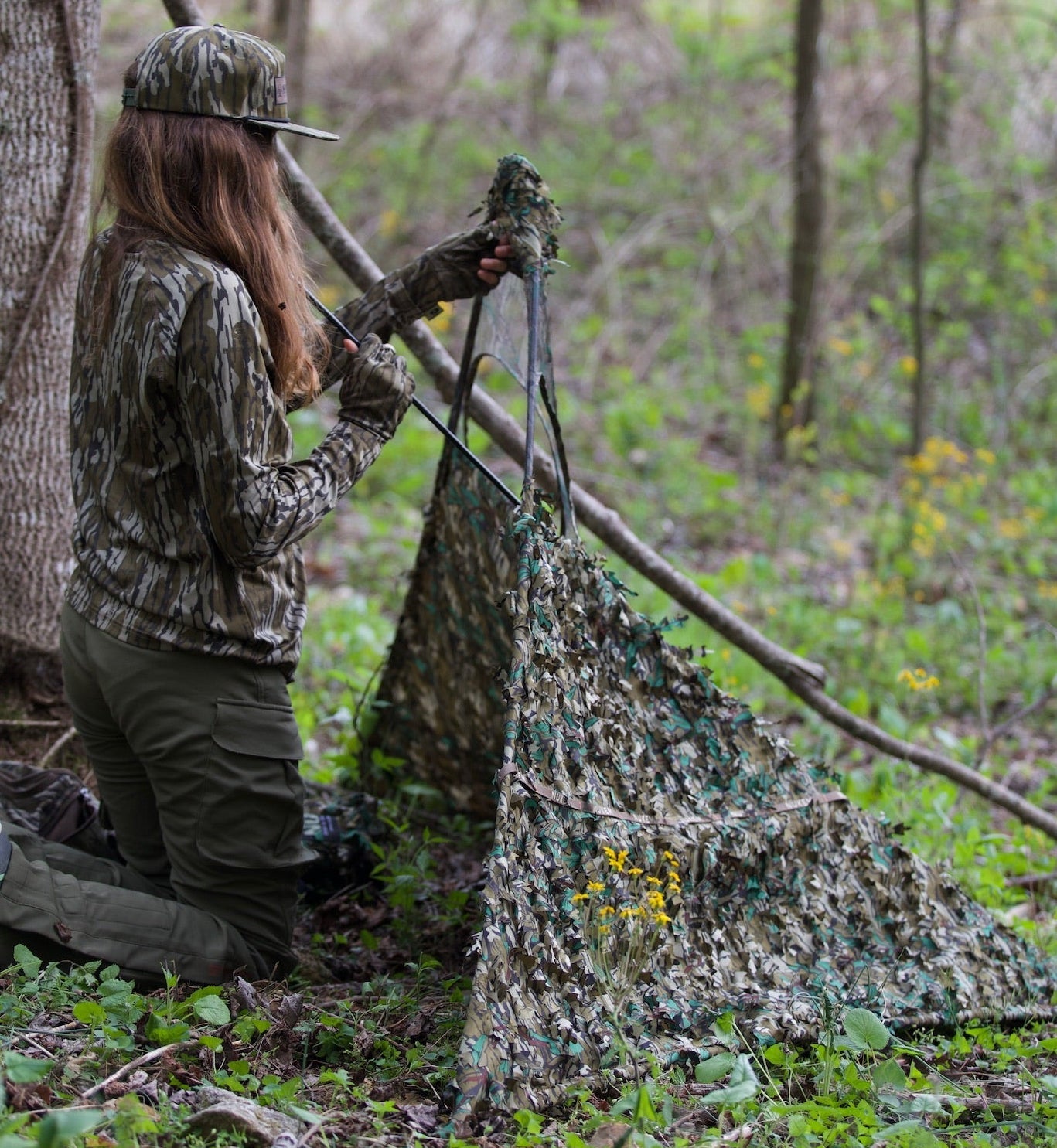 Nukem Hunting | Hunting Blind - Mossy Oak Greenleaf 3D Leafy