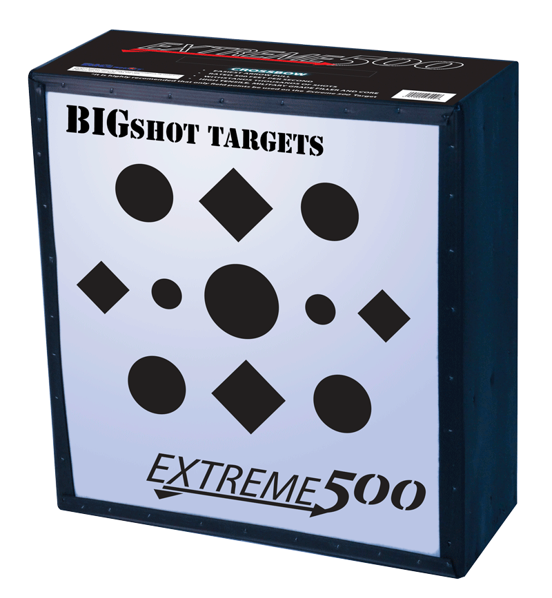 Big Shot Targets | Iron Man 24" Xtreme 500 High Kinetic Energy Crossbow Target w/ Weather Cover