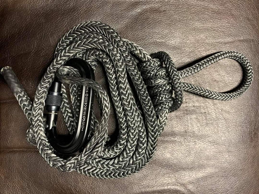 Custom Amsteel Products | 1/4" 8FT AmSteel® Tether with 3/16" Prussic (carabiner not included)