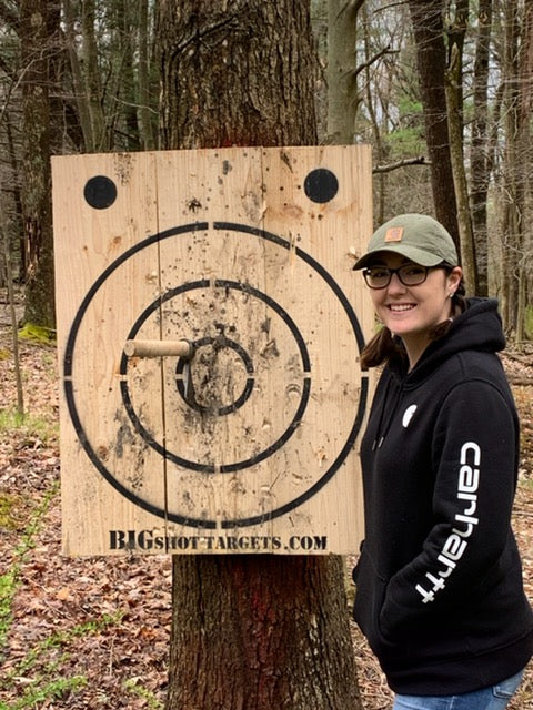 Big Shot Targets | Wooden Axe Throwing Target with Bottle Opener