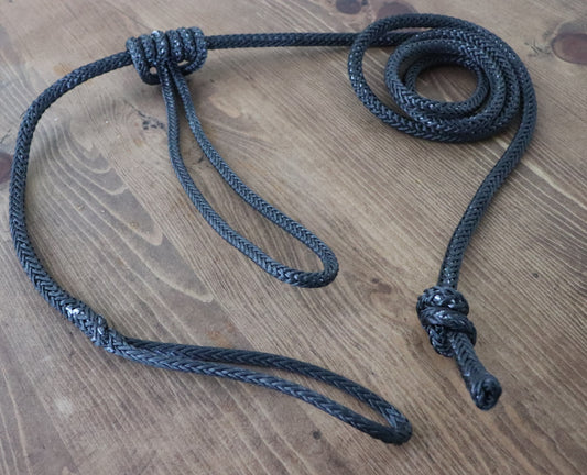 Custom Amsteel Products | 1/4" 8FT AmSteel® Tether with 3/16" Prussic (carabiner not included)