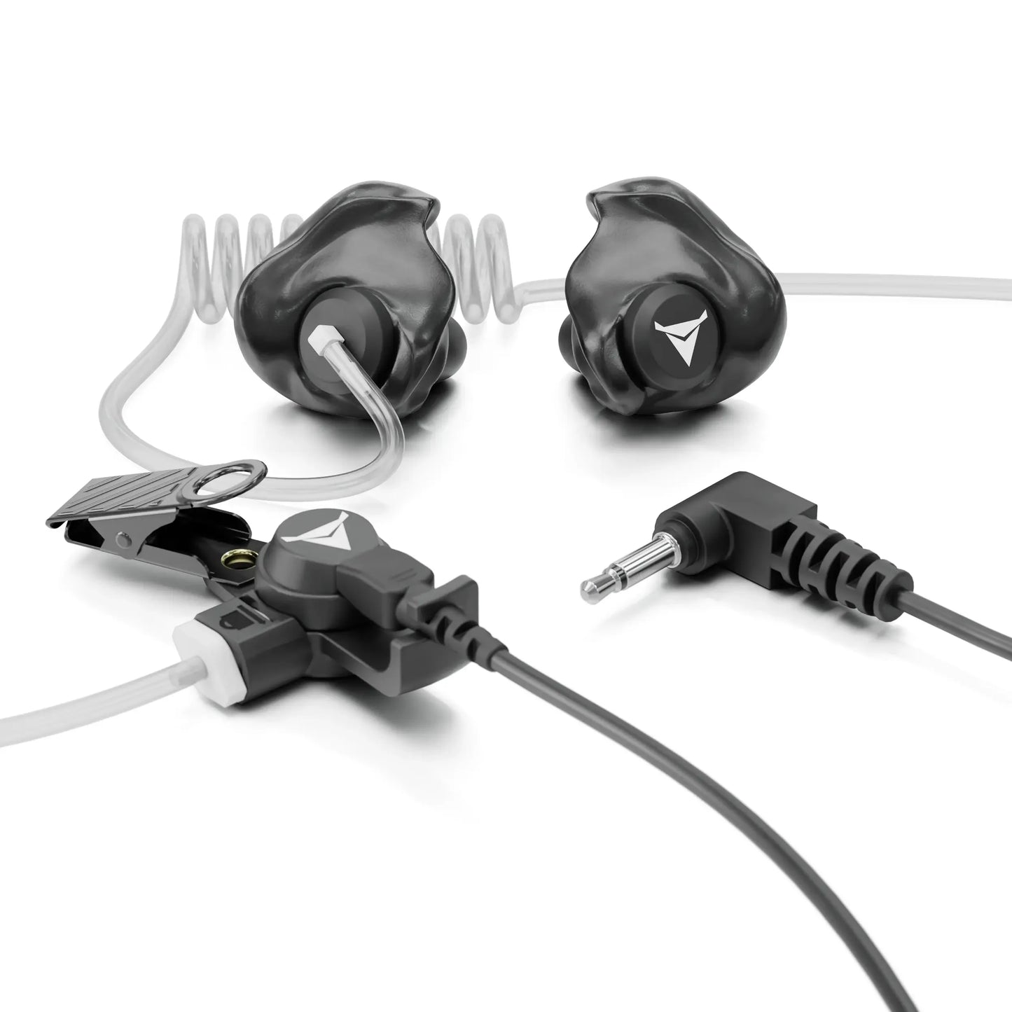 Decibullz | +Isolation Custom Molded Listen-Only Surveillance Acoustic Tube Headset