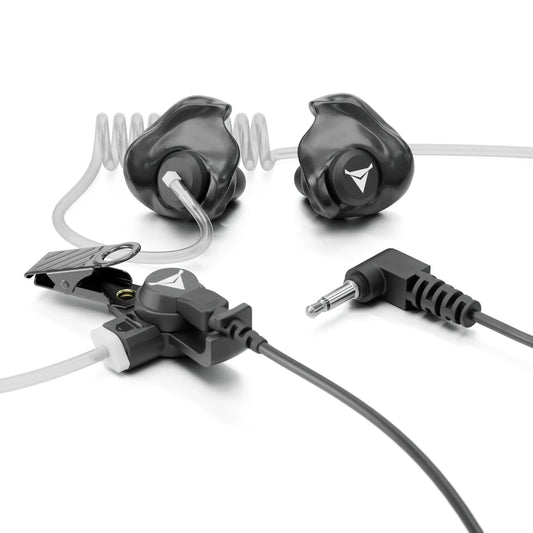 Decibullz | +Isolation Custom Molded Listen-Only Surveillance Acoustic Tube Headset