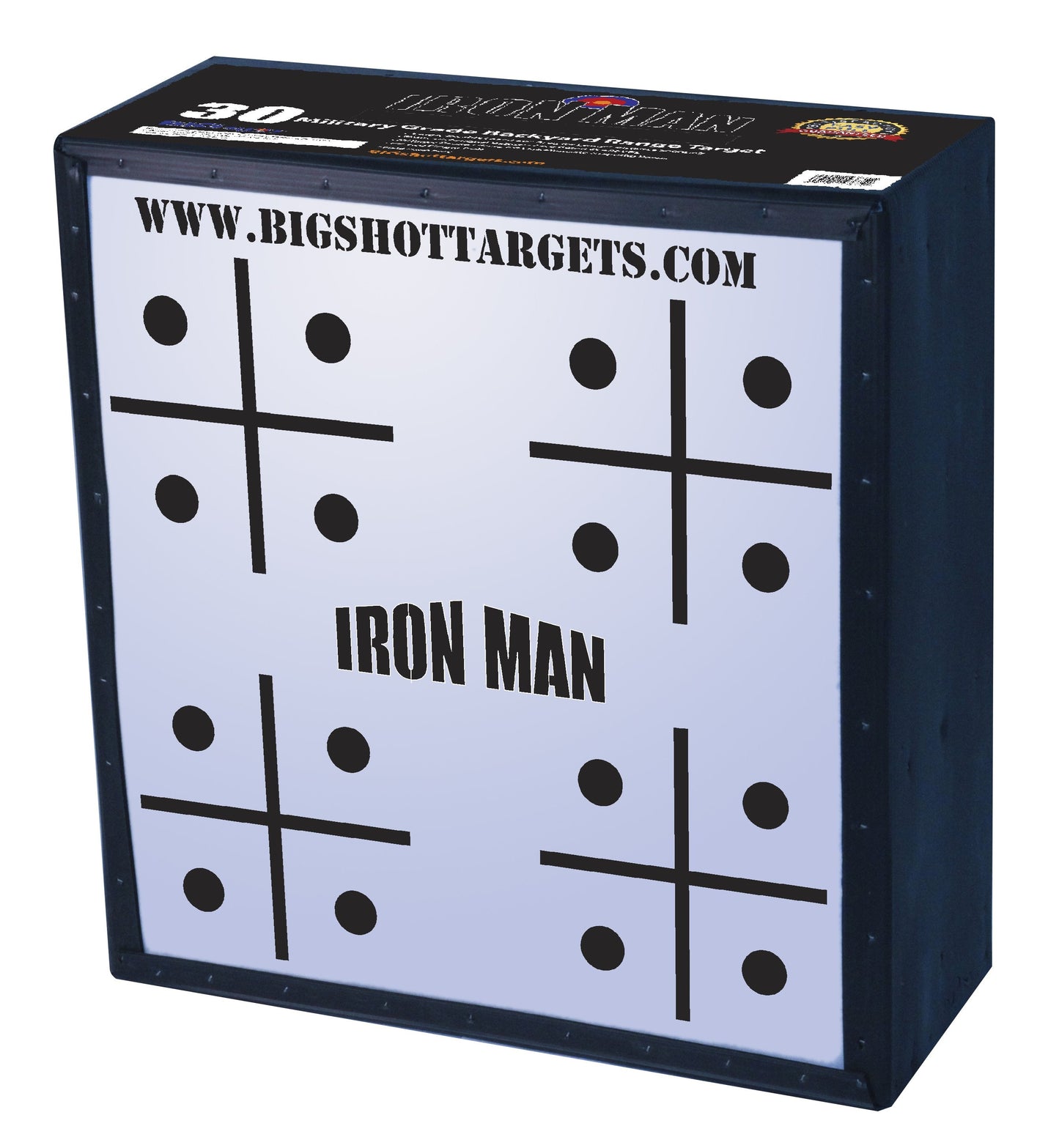 Big Shot Targets | Iron Man 30" Personal Range Target With Personal Range Stand