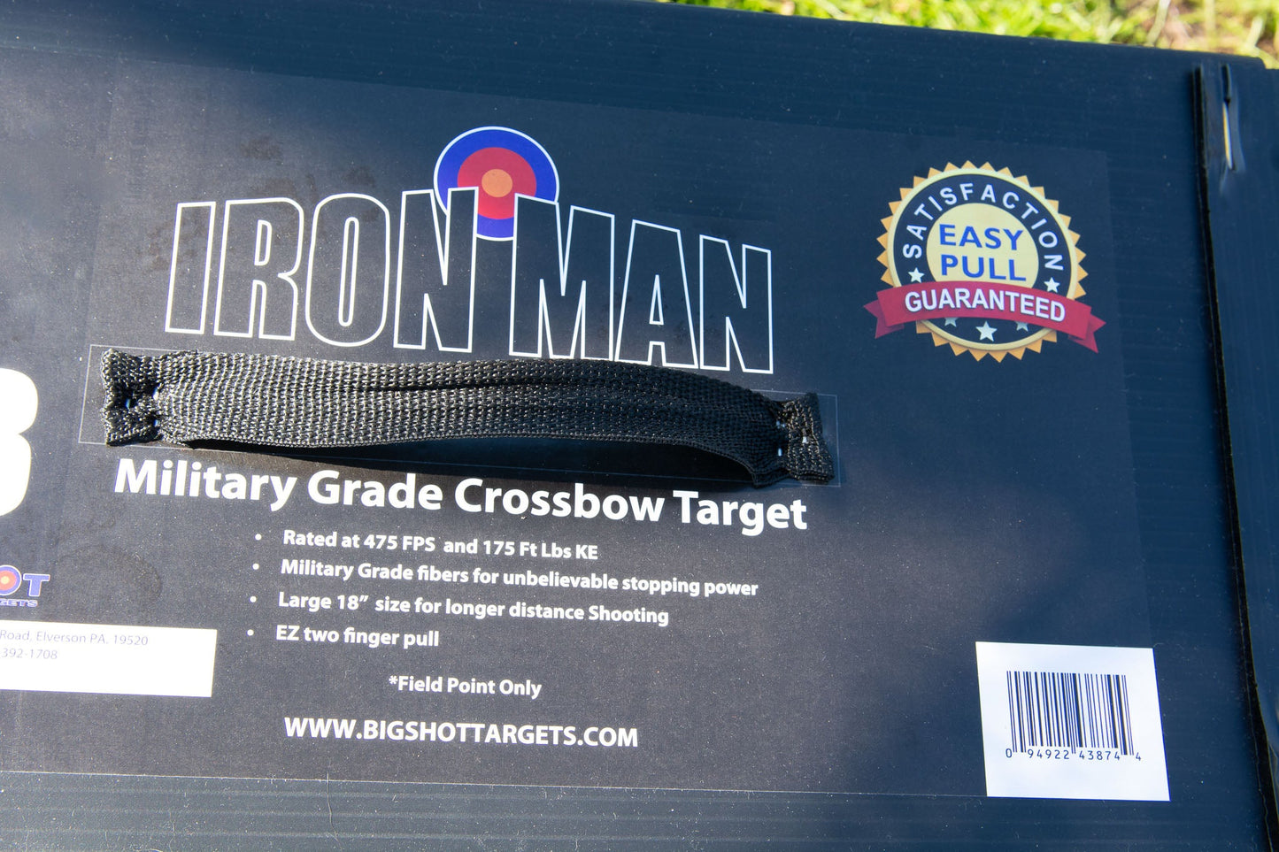 Big Shot Targets | Iron Man 18" High Kinetic Energy Crossbow Target