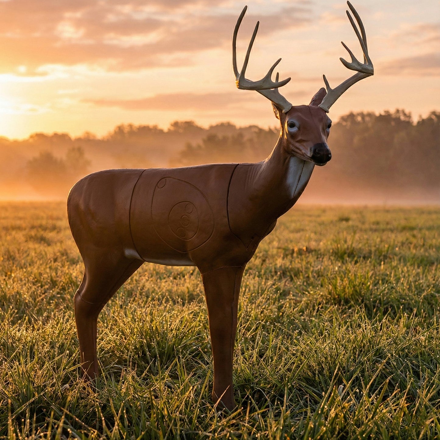 Big Shot Targets | Real Wild 3D Medium Series Sneak Deer Archery Target with EZ Pull Foam