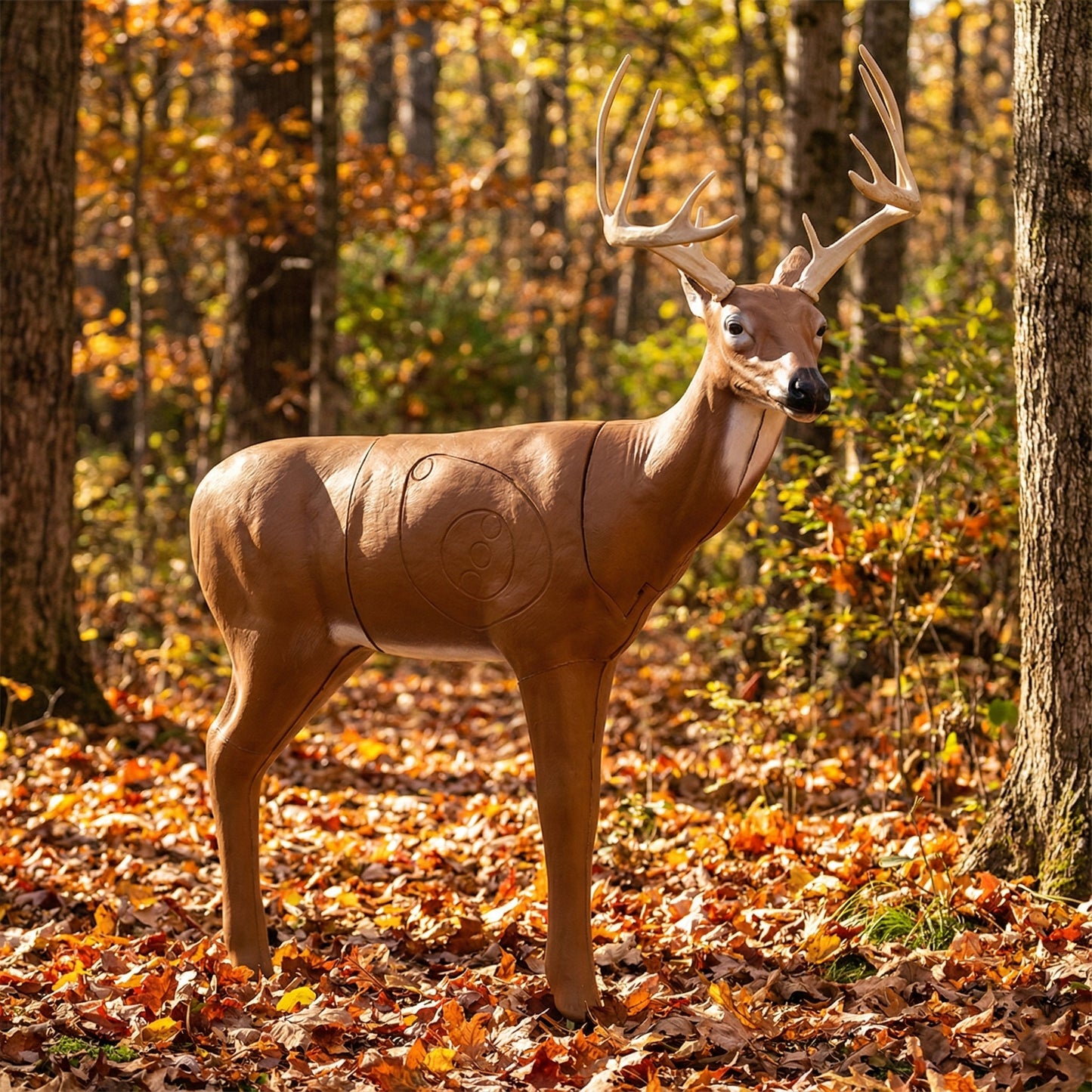 Big Shot Targets | Real Wild 3D Medium Series Sneak Deer Archery Target with EZ Pull Foam
