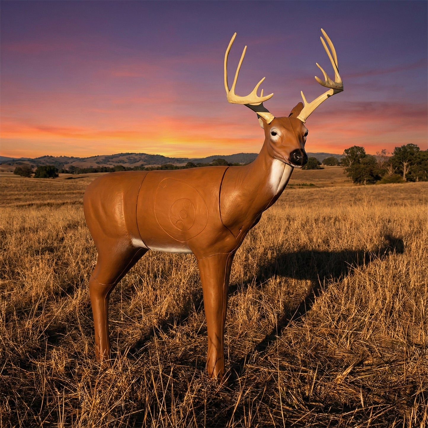 Big Shot Targets | Real Wild 3D Medium Series Sneak Deer Archery Target with EZ Pull Foam