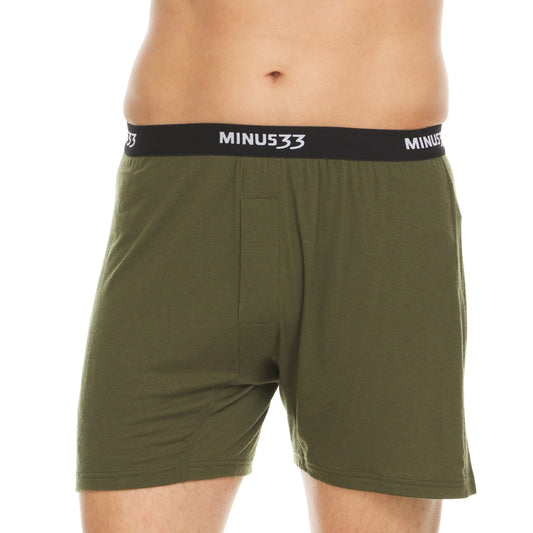 Minus33 | Microweight Men's Wool Boxer Shorts - Woolverino