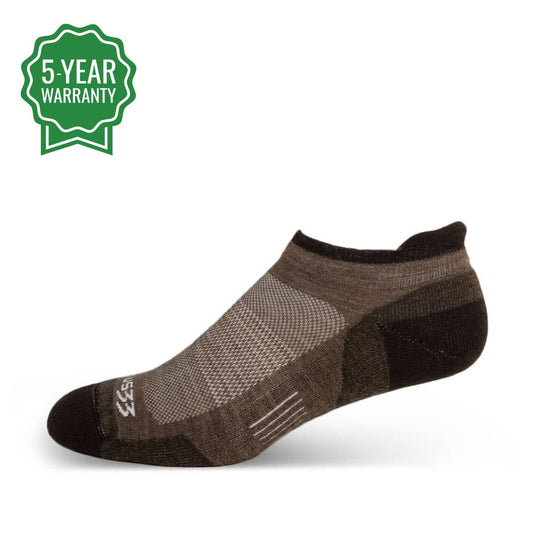 Minus33 | Microweight Cushion - No Show Tab Wool Socks Mountain Heritage