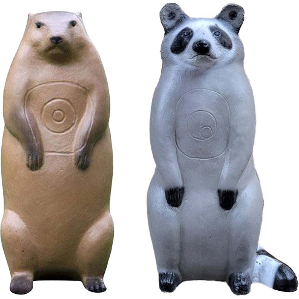 Big Shot Targets | Pro Hunter Raccoon And Groundhog Combo Pack Archery Targets