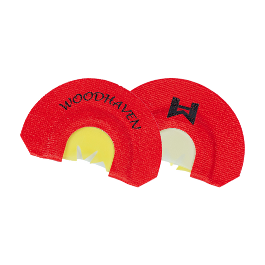 Woodhaven Turkey Call | Raspy Red Reactor Mouth Call