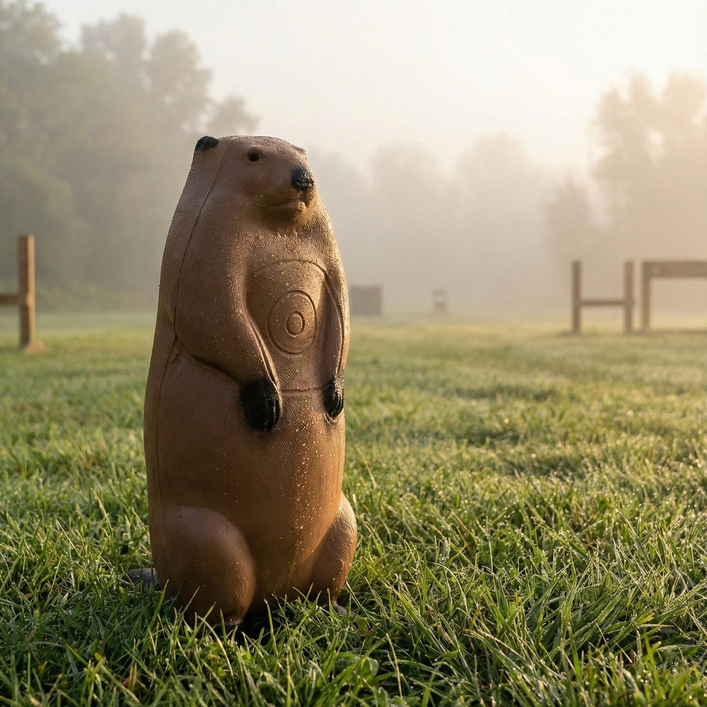 Big Shot Targets | Real Wild 3D Standing Groundhog Archery Target with EZ Pull Foam