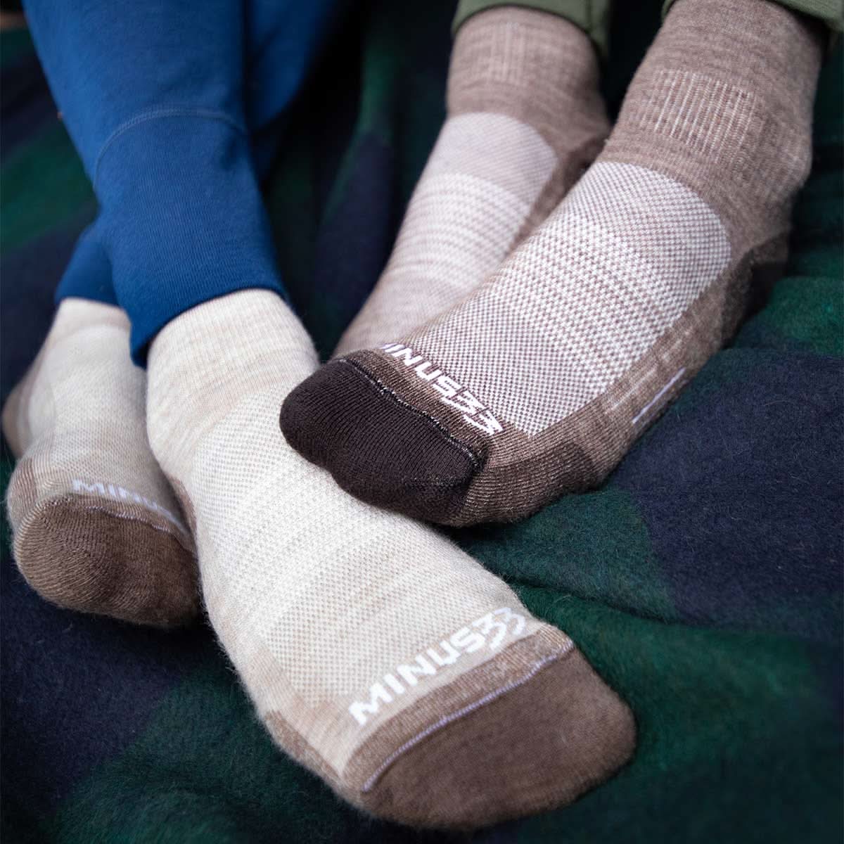 Minus33 | Microweight Cushion - Mini Crew Wool Socks Mountain Heritage