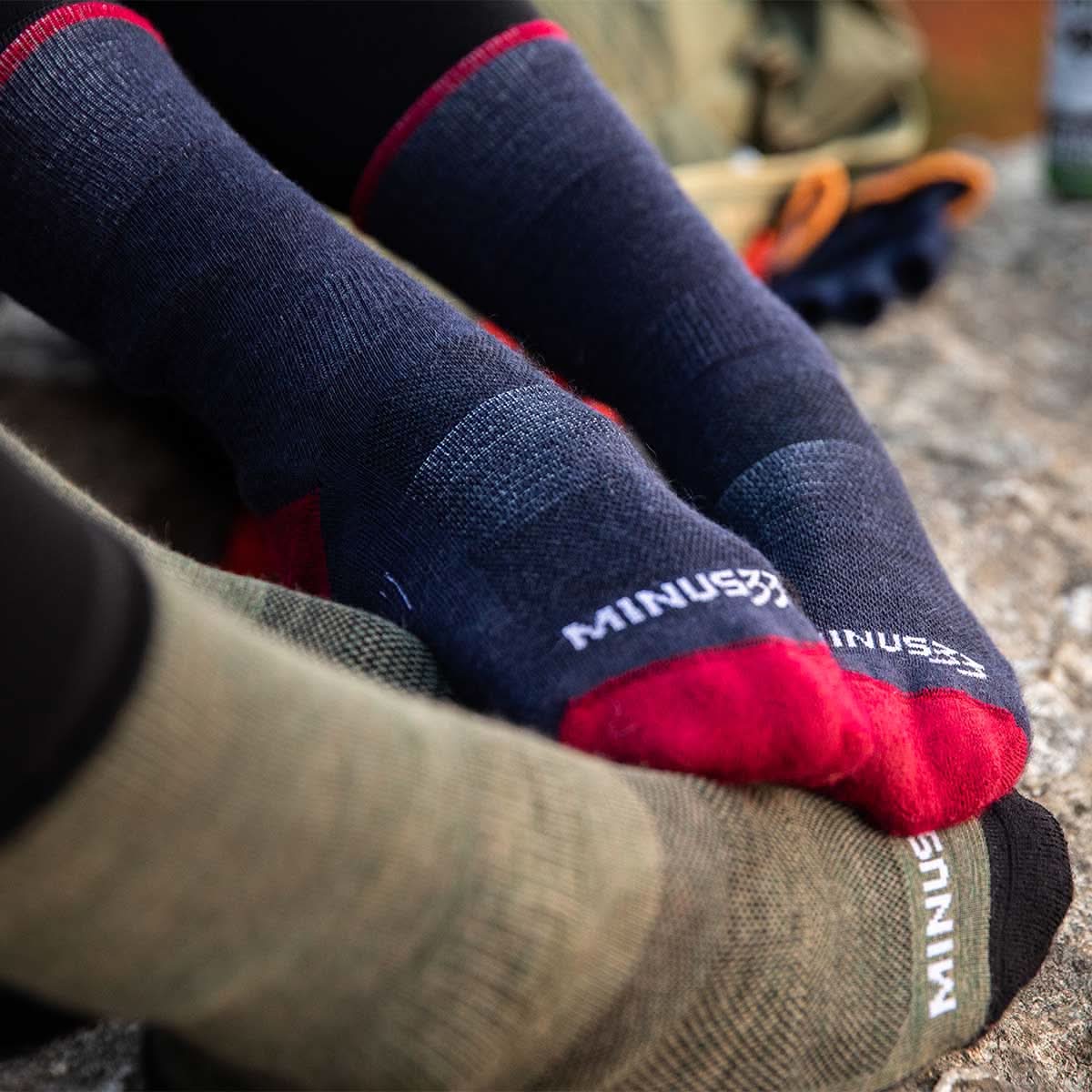 Minus33 | Microweight Cushion - Crew Wool Socks Mountain Heritage