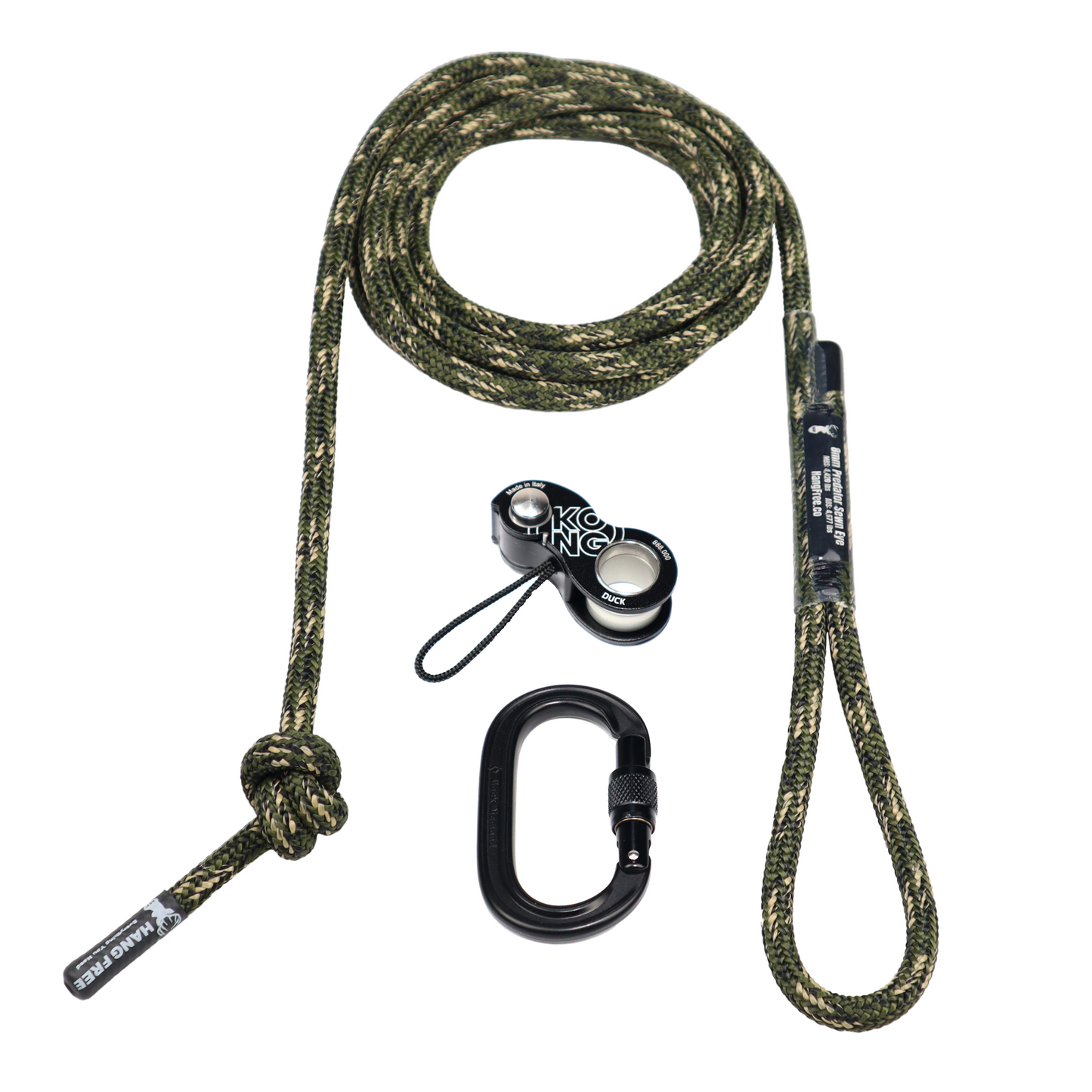 Hang Free | 8mm Predator™ Deluxe Sewn Tree Tether & Lineman's Belts
