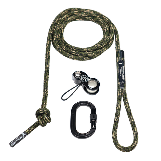 Hang Free | 8mm Predator™ Deluxe Sewn Tree Tether & Lineman's Belts