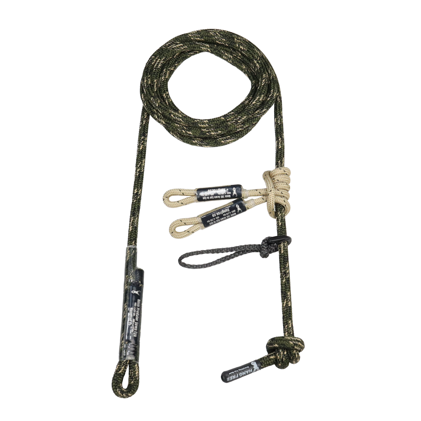 Hang Free | 8mm Predator™ Sewn Tree Tether & Lineman's Belts