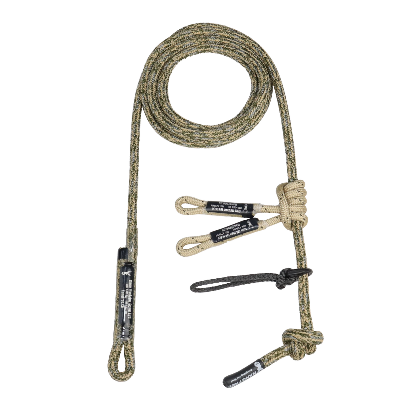 Hang Free | 8mm Predator™ Sewn Tree Tether & Lineman's Belts
