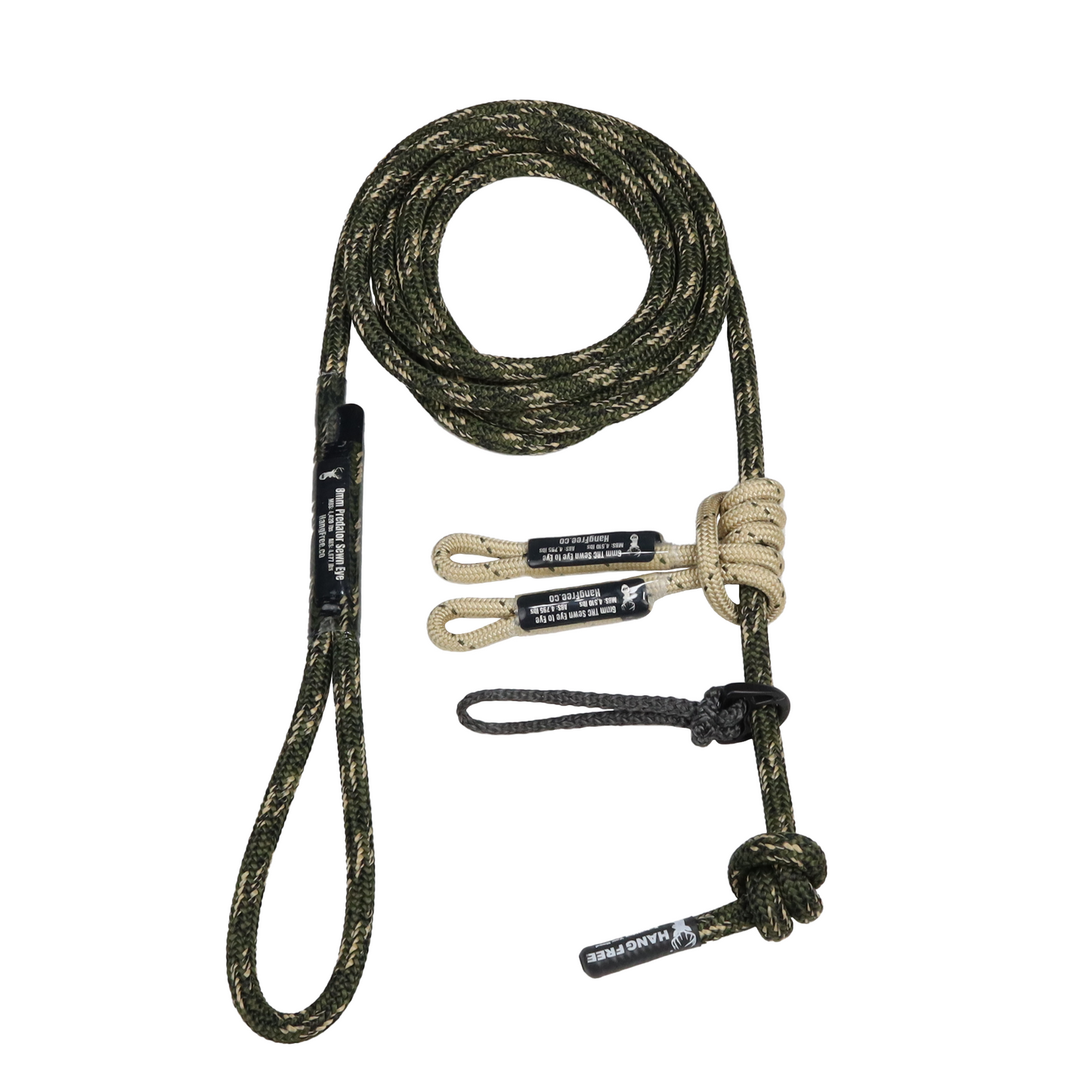 Hang Free | 8mm Predator™ Sewn Tree Tether & Lineman's Belts