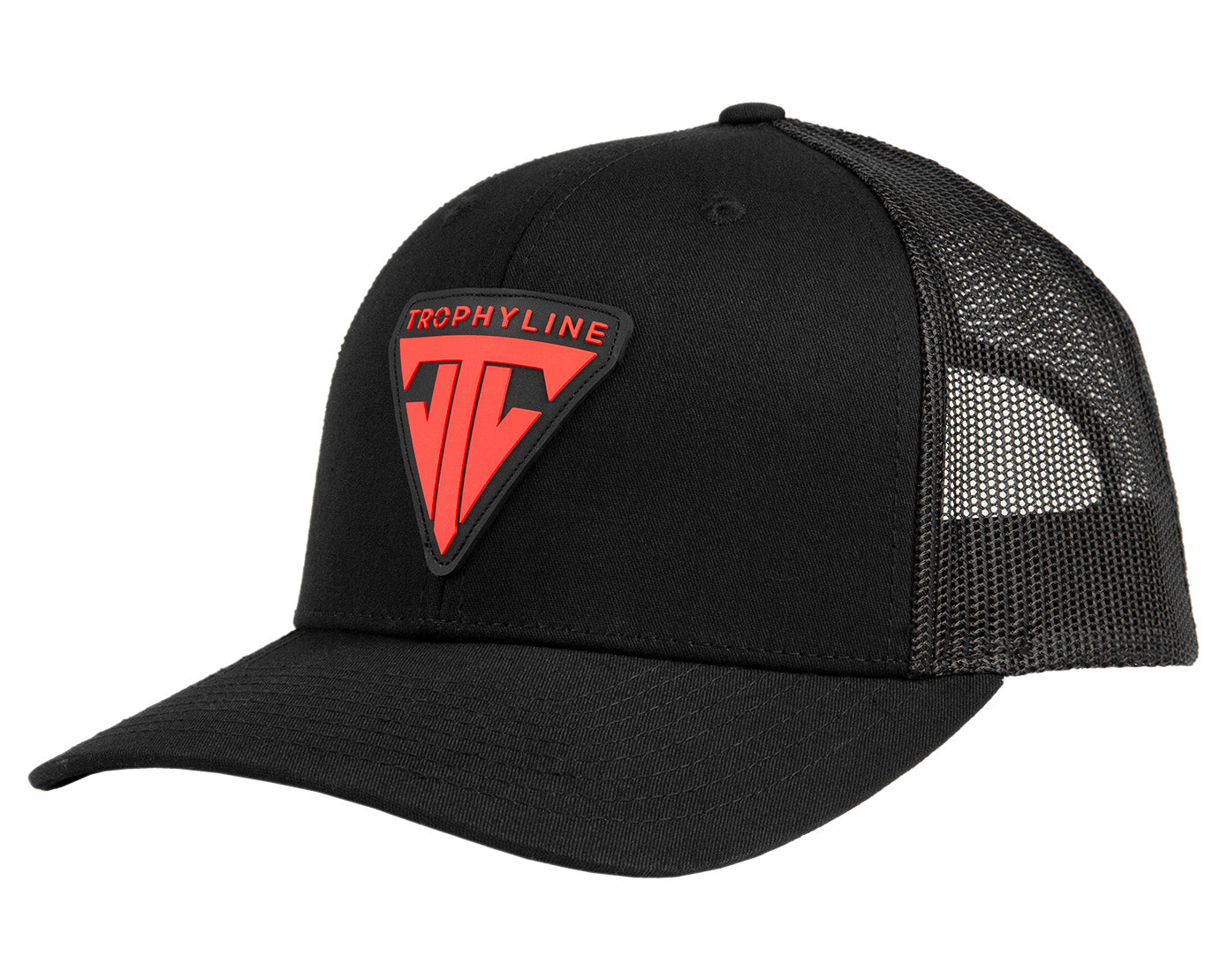 Trophyline | Black Logo Patch Hat