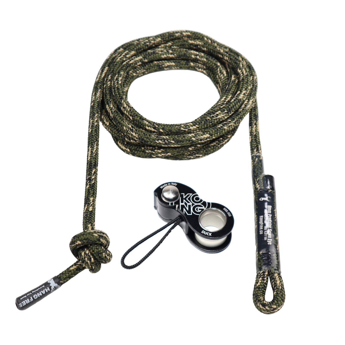 Hang Free | 8mm Predator™ Deluxe Sewn Tree Tether & Lineman's Belts