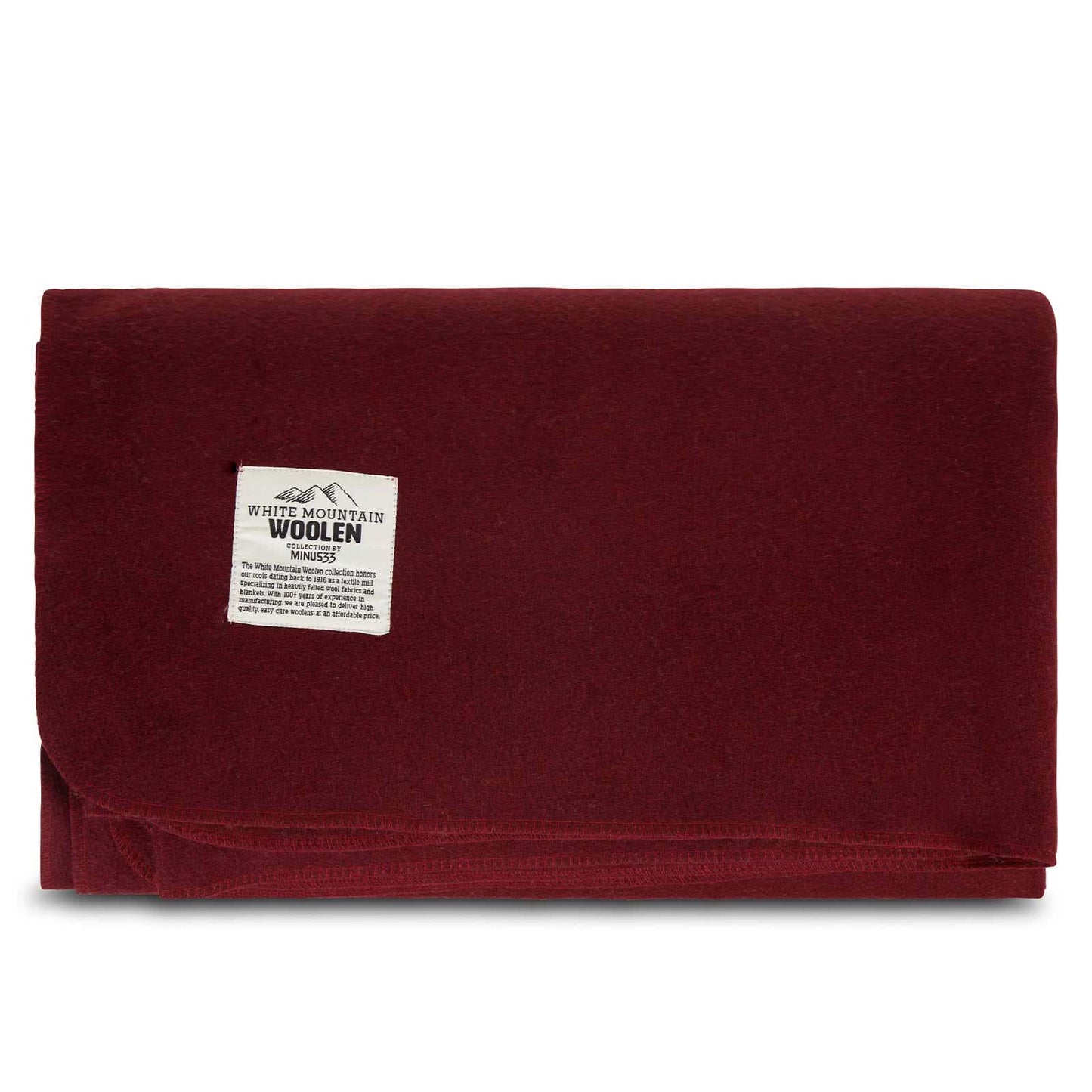 Wool Twin Sized Blanket - White Mountain Woolen