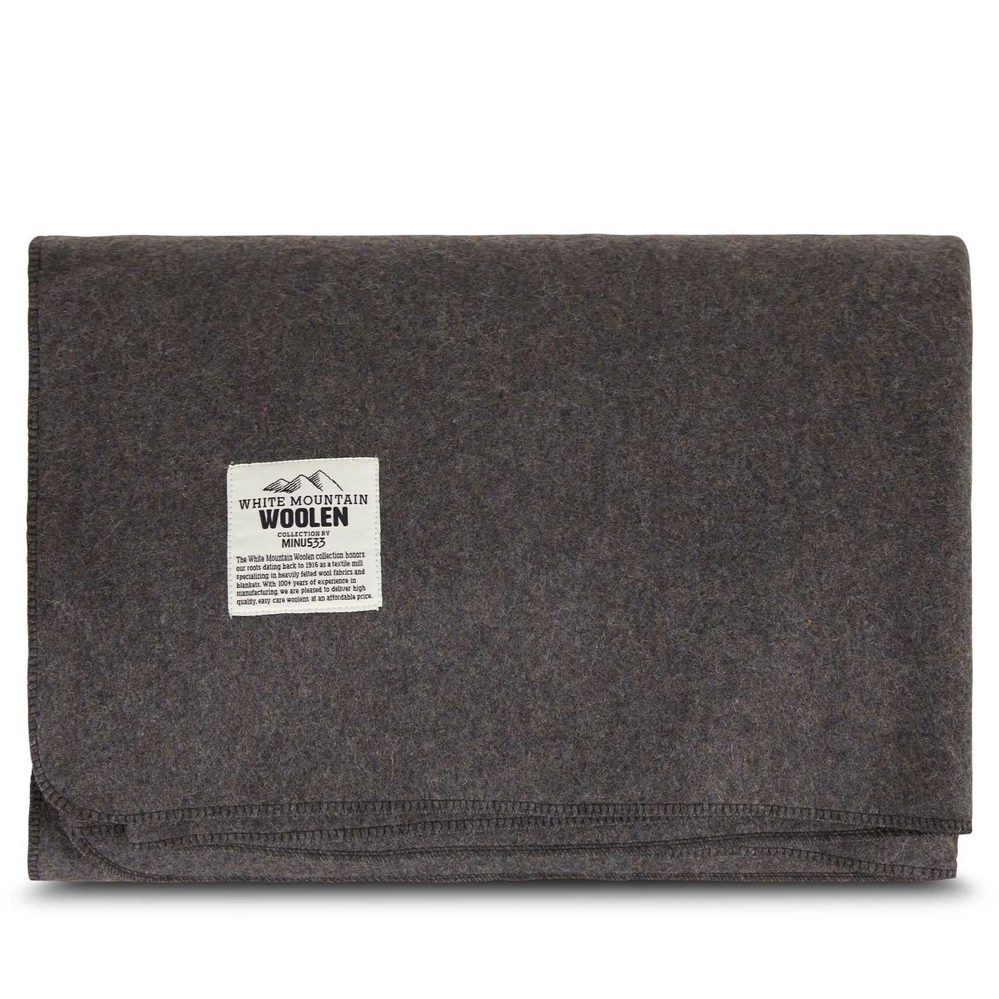 Wool Twin Sized Blanket - White Mountain Woolen