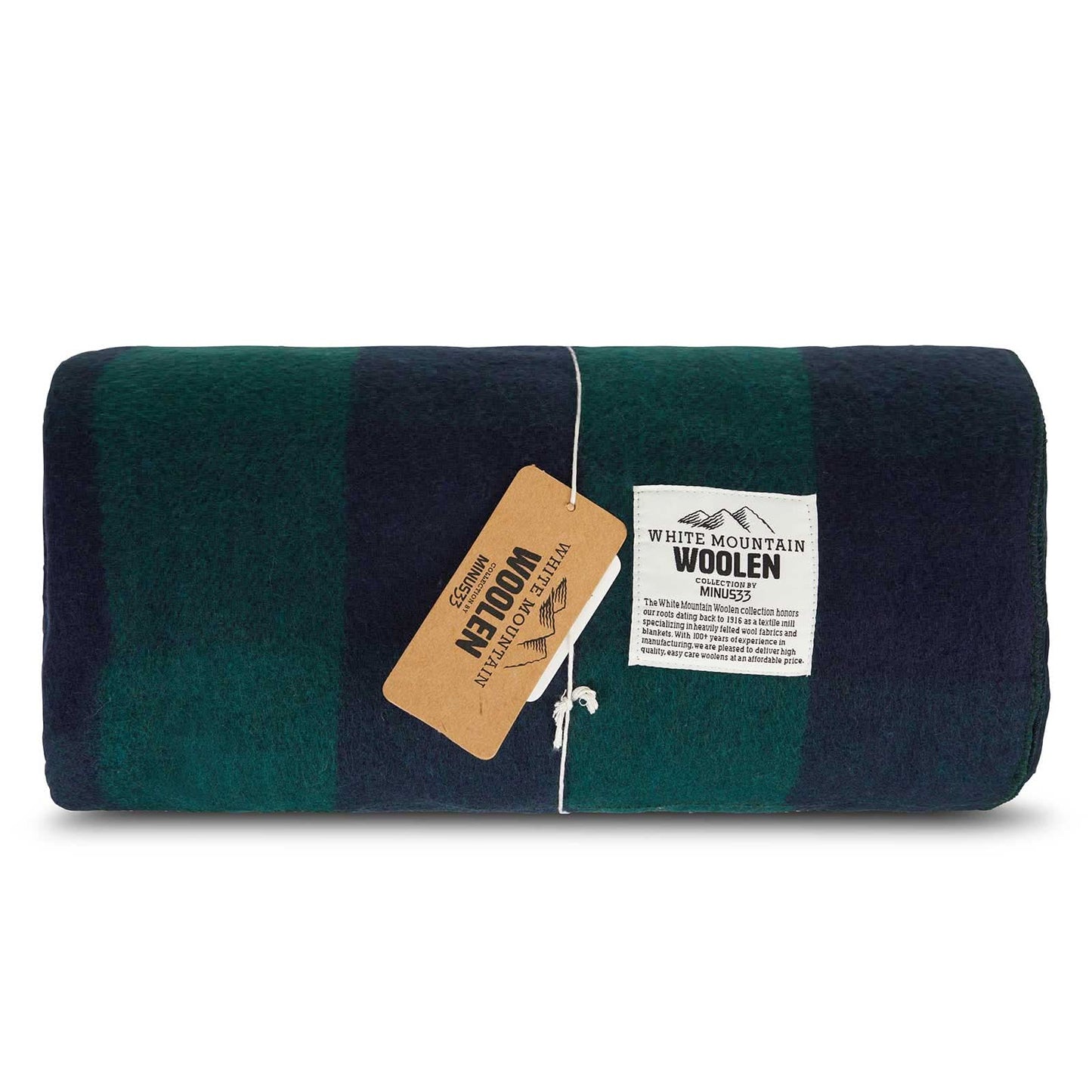 Minus33 | Wool Lodge Blanket - White Mountain Woolen