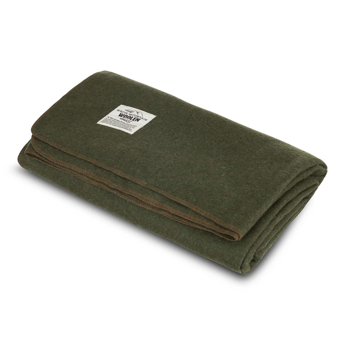 Wool Twin Sized Blanket - White Mountain Woolen