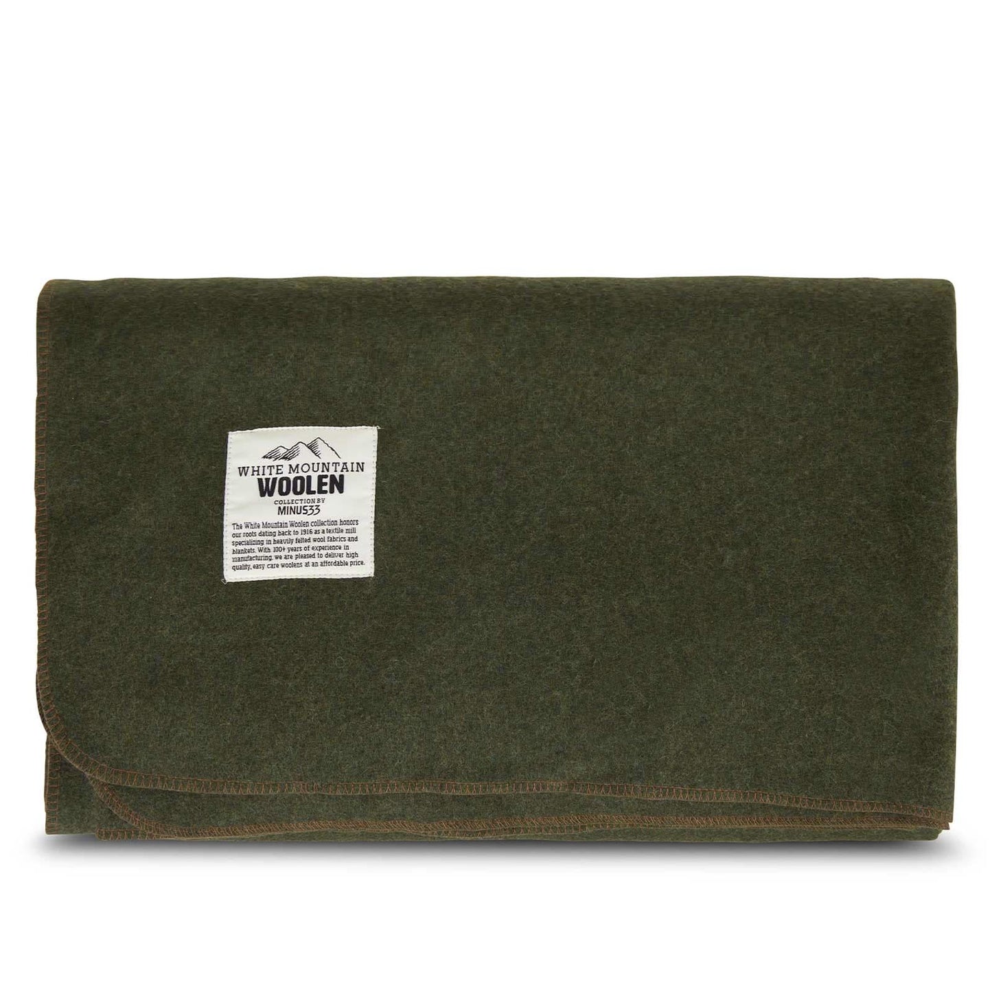 Wool Twin Sized Blanket - White Mountain Woolen