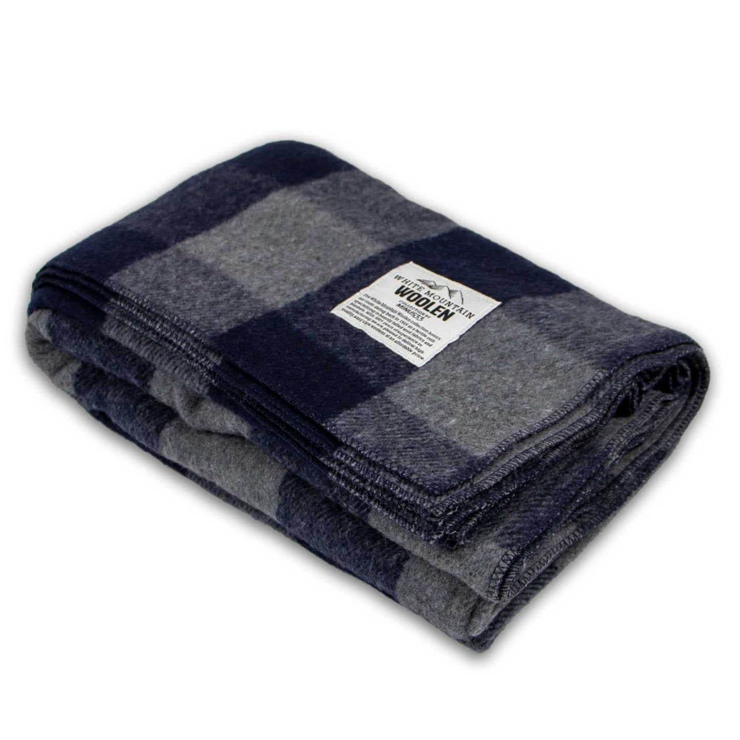Wool Twin Sized Blanket - White Mountain Woolen