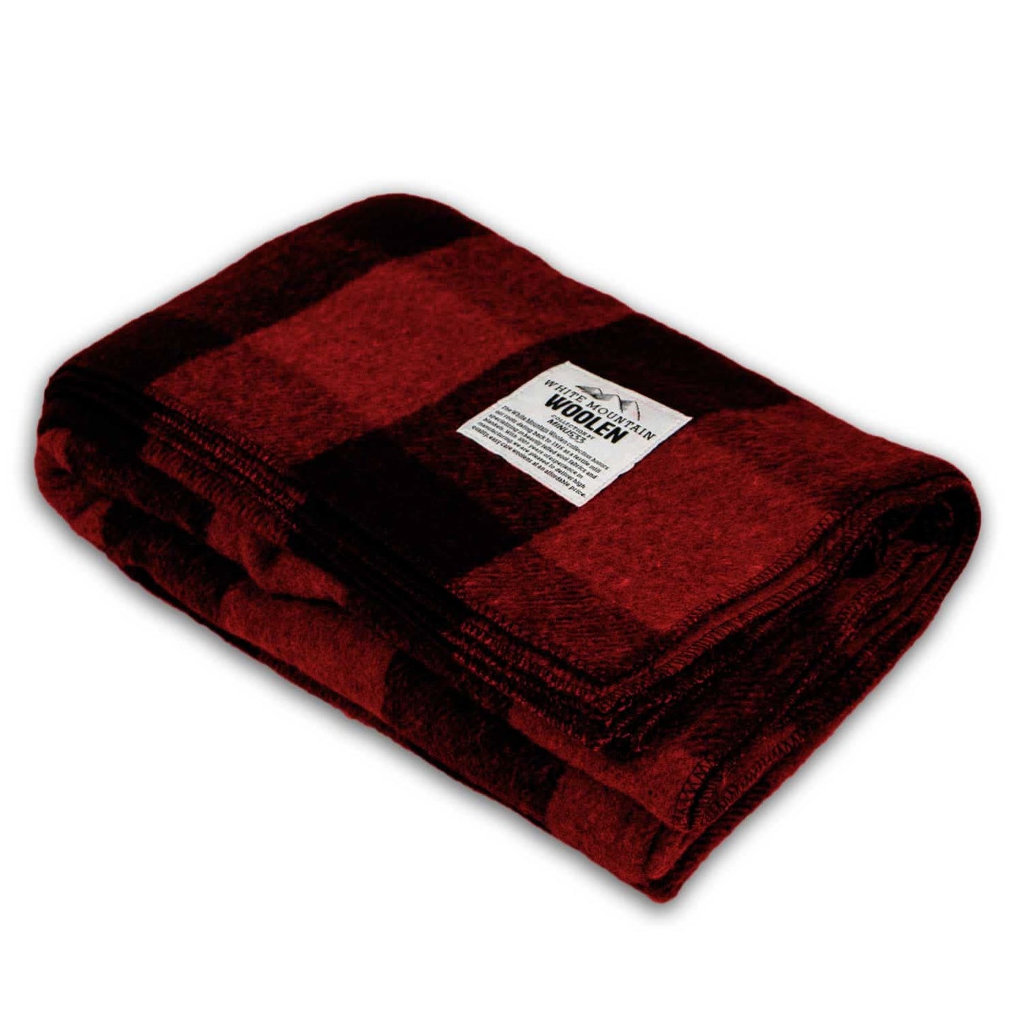 Wool Twin Sized Blanket - White Mountain Woolen