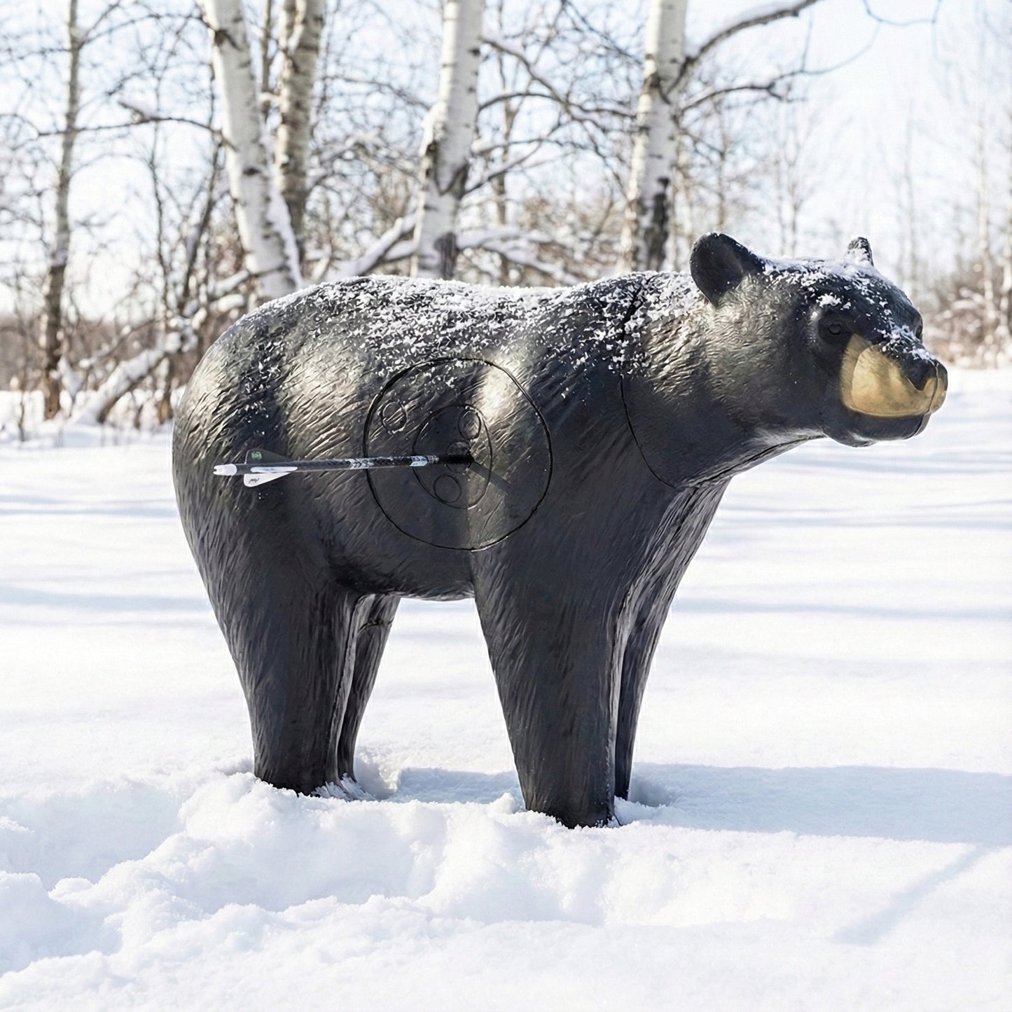 Big Shot Targets | Real Wild 3D Walking Black Bear Archery Target with EZ Pull Foam