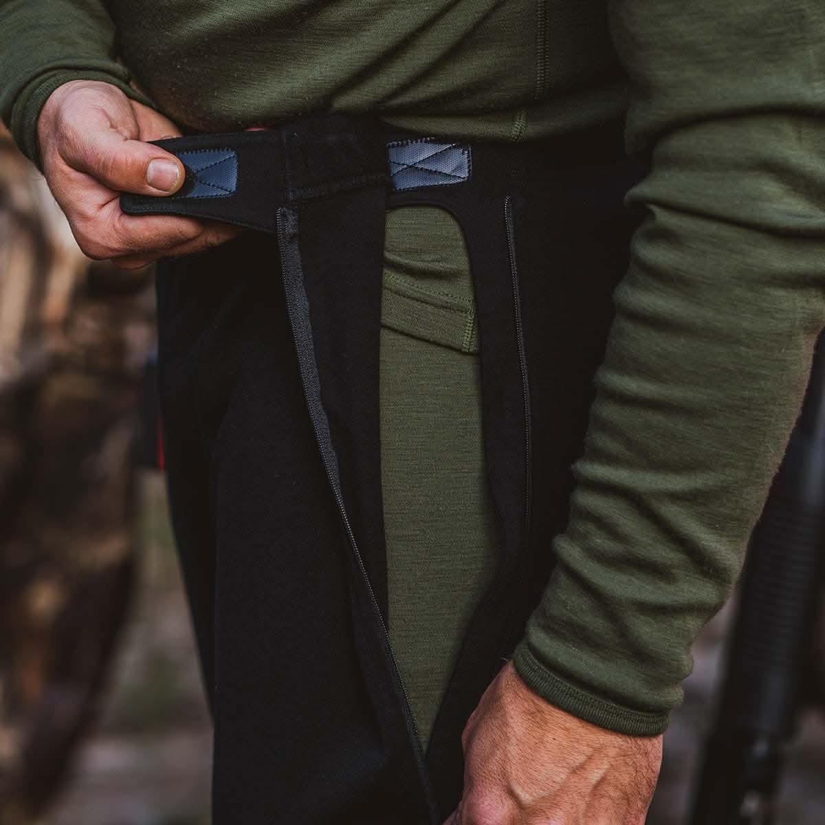 Minus33 | Heavyweight Wool Zip-Off Bottoms 3/4 length - 100% Merino Wool