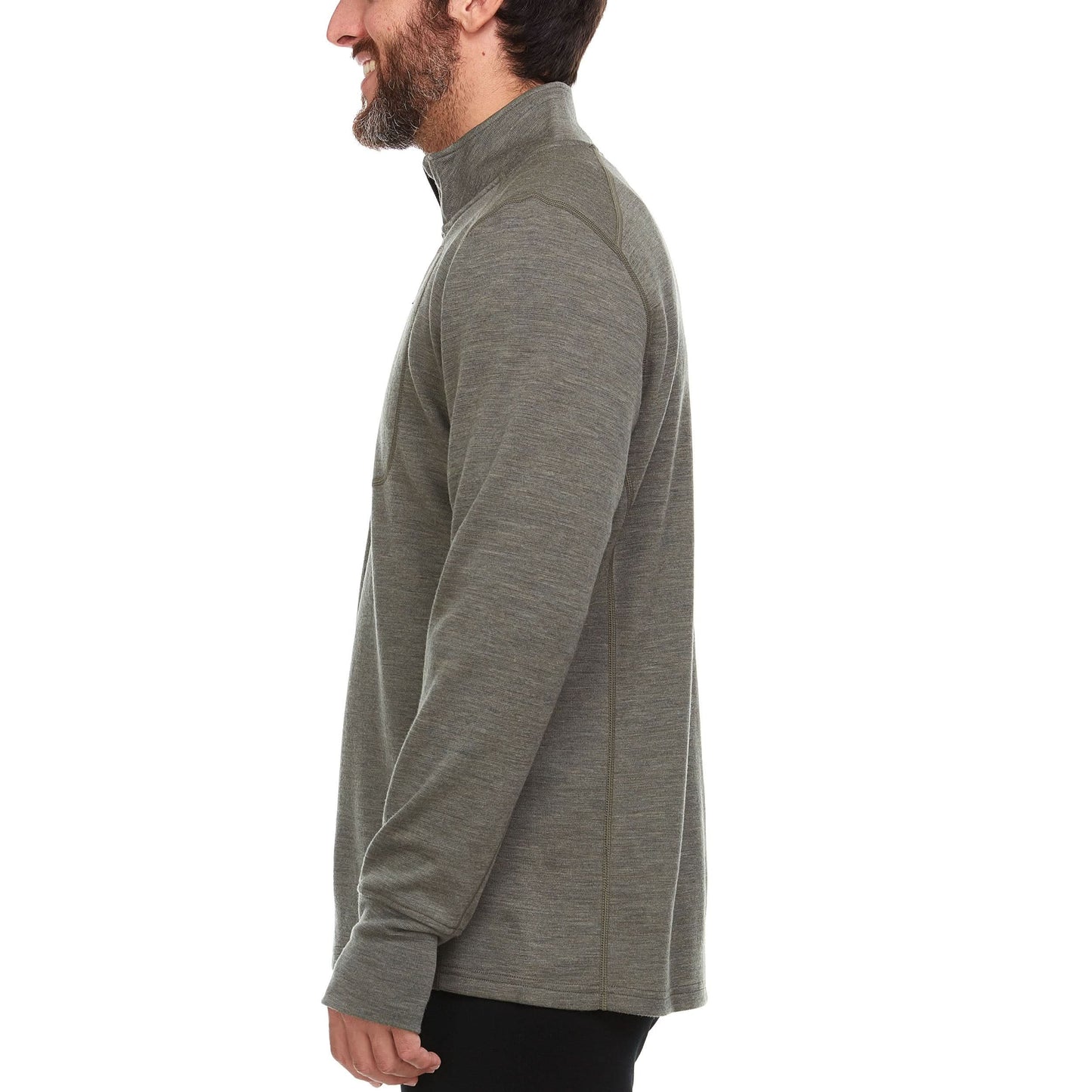 Minus33 | Heavyweight Men's Wool 1/4 Zip - 100% Merino Wool